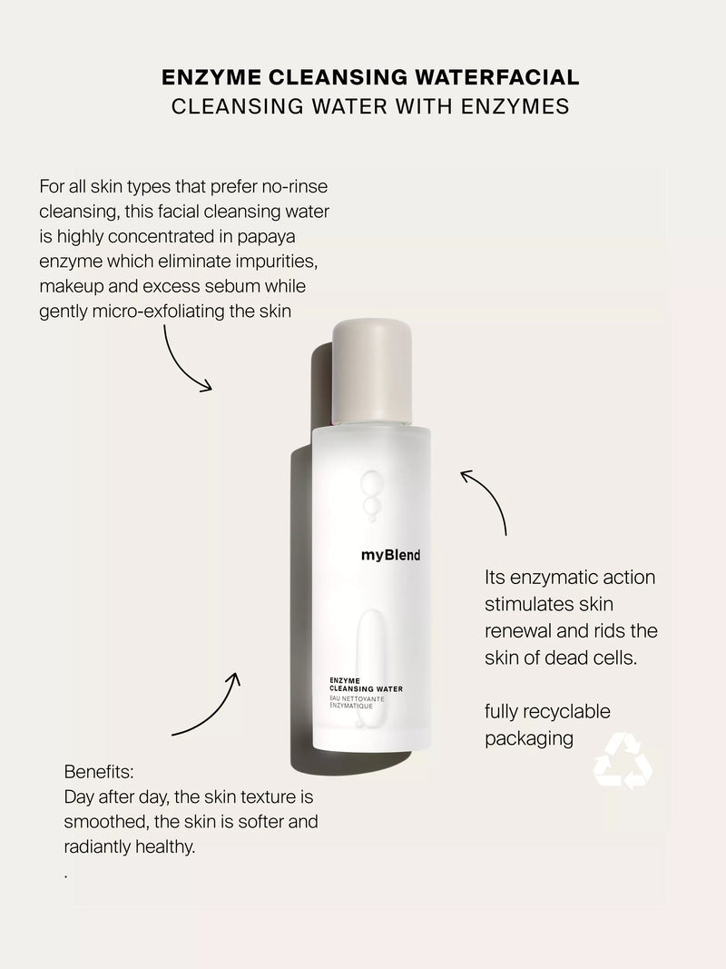 myBlend Enzyme Cleansing Water 150ml, imported from the UK