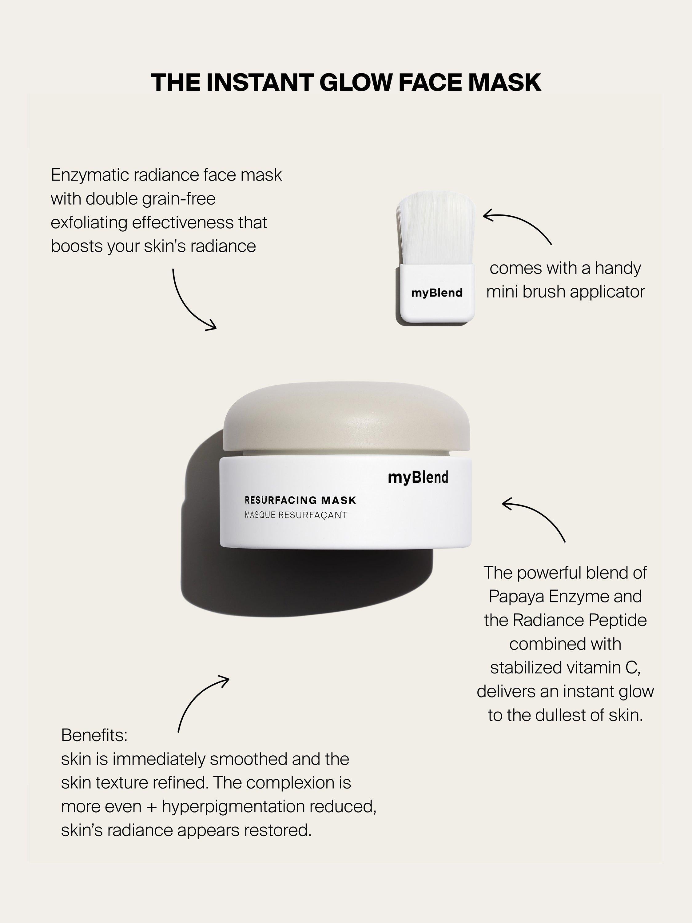 myBlend Resurfacing Mask 60ml (British brand)