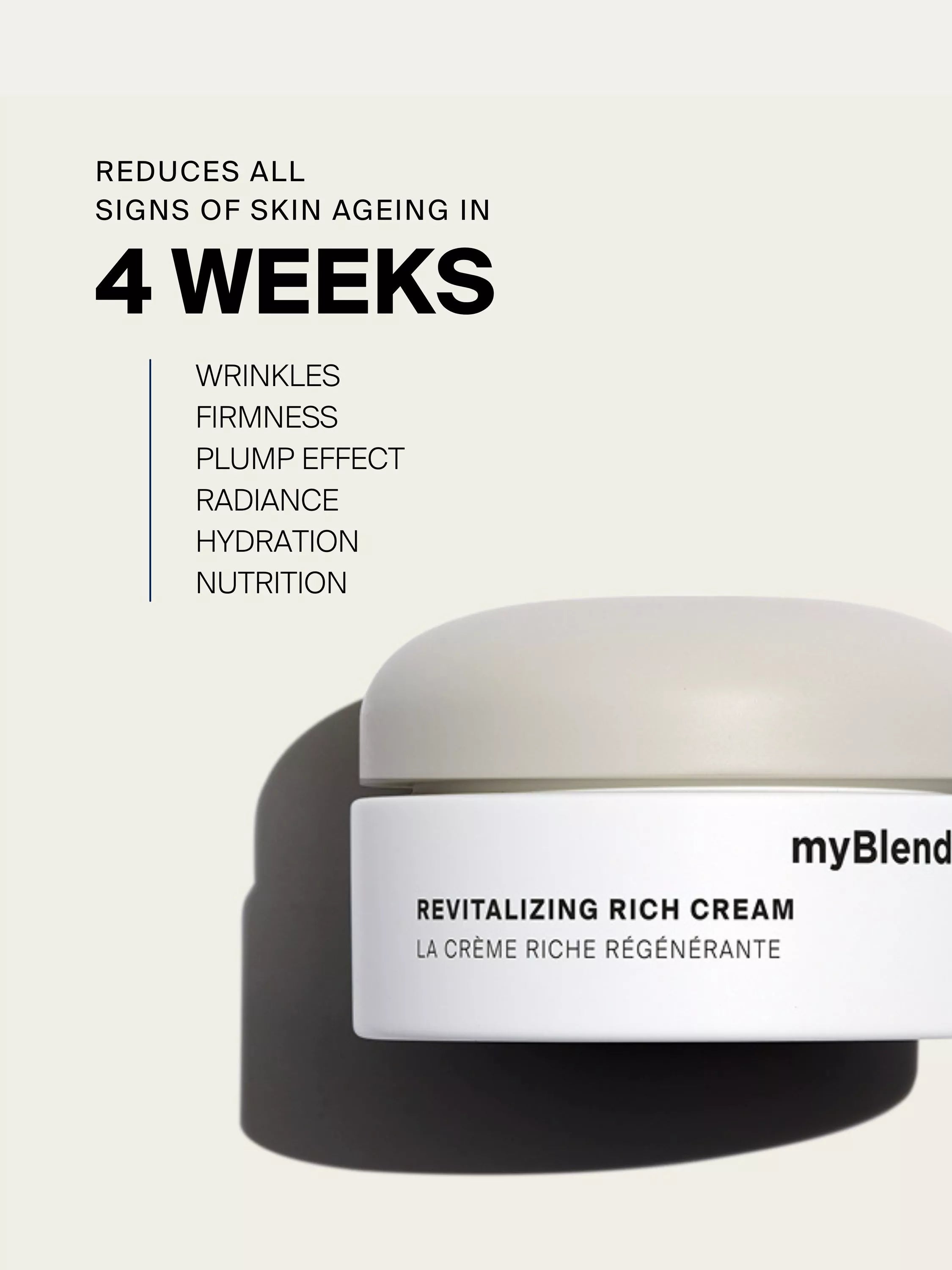 myBlend Revitalising Rich Cream 60ml (British brand)