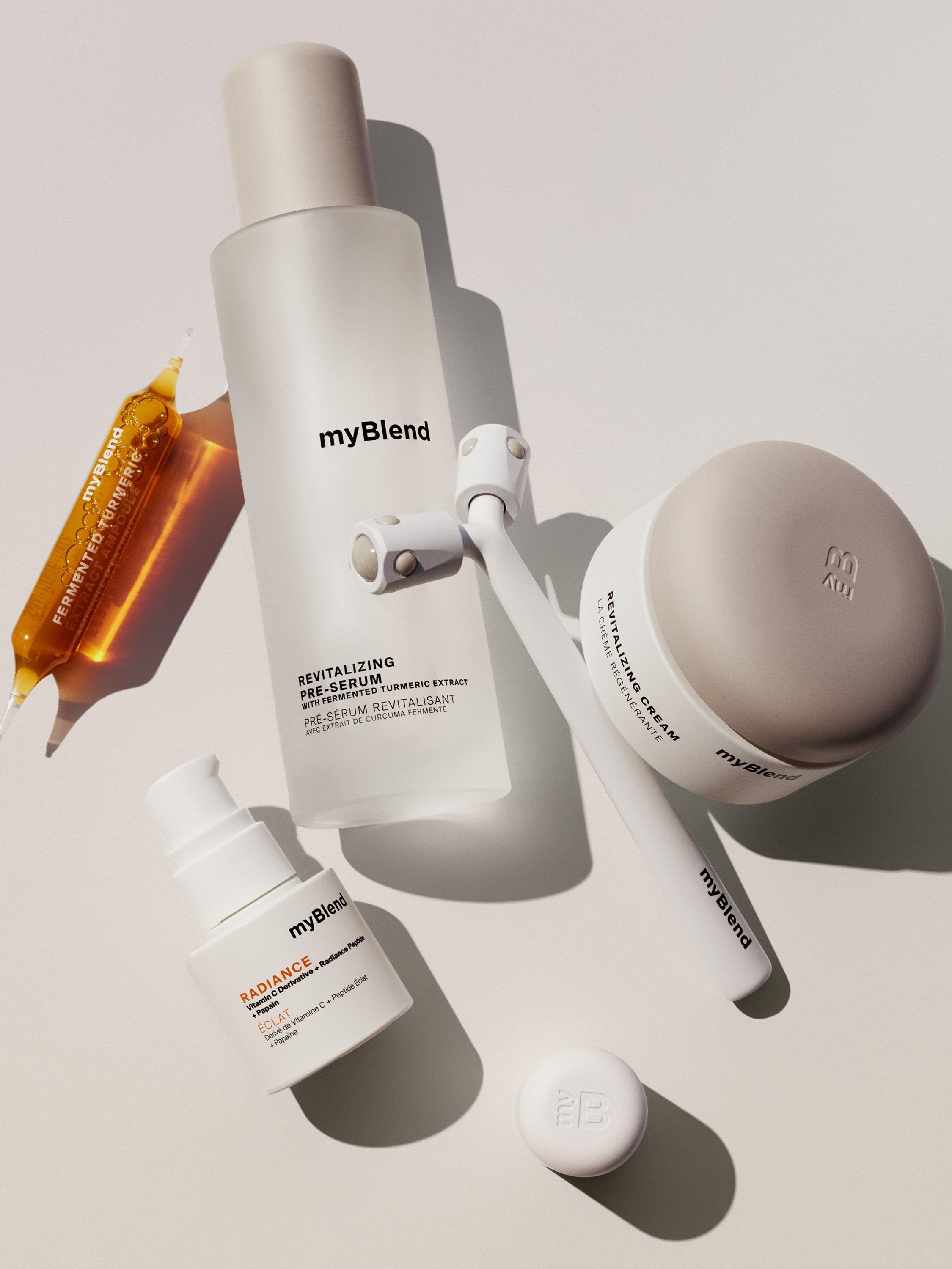 myBlend revitalising pre-serum 150ml, imported from the UK
