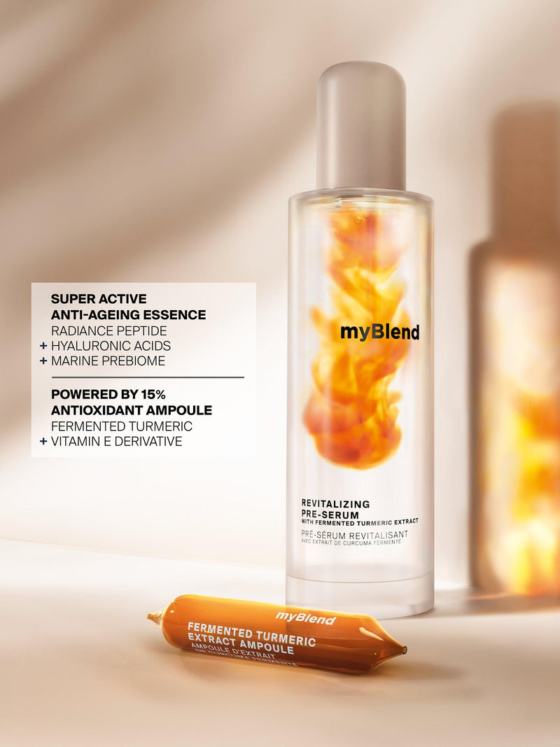 myBlend revitalising pre-serum 150ml, imported from the UK
