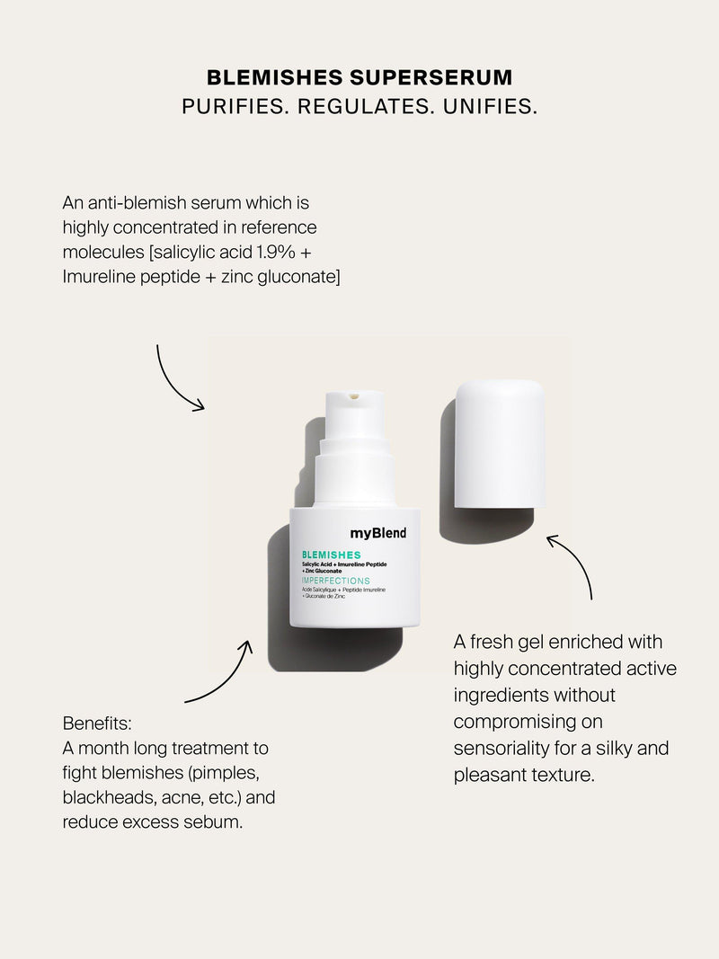 myBlend blemishes superserum 15ml (British brand)