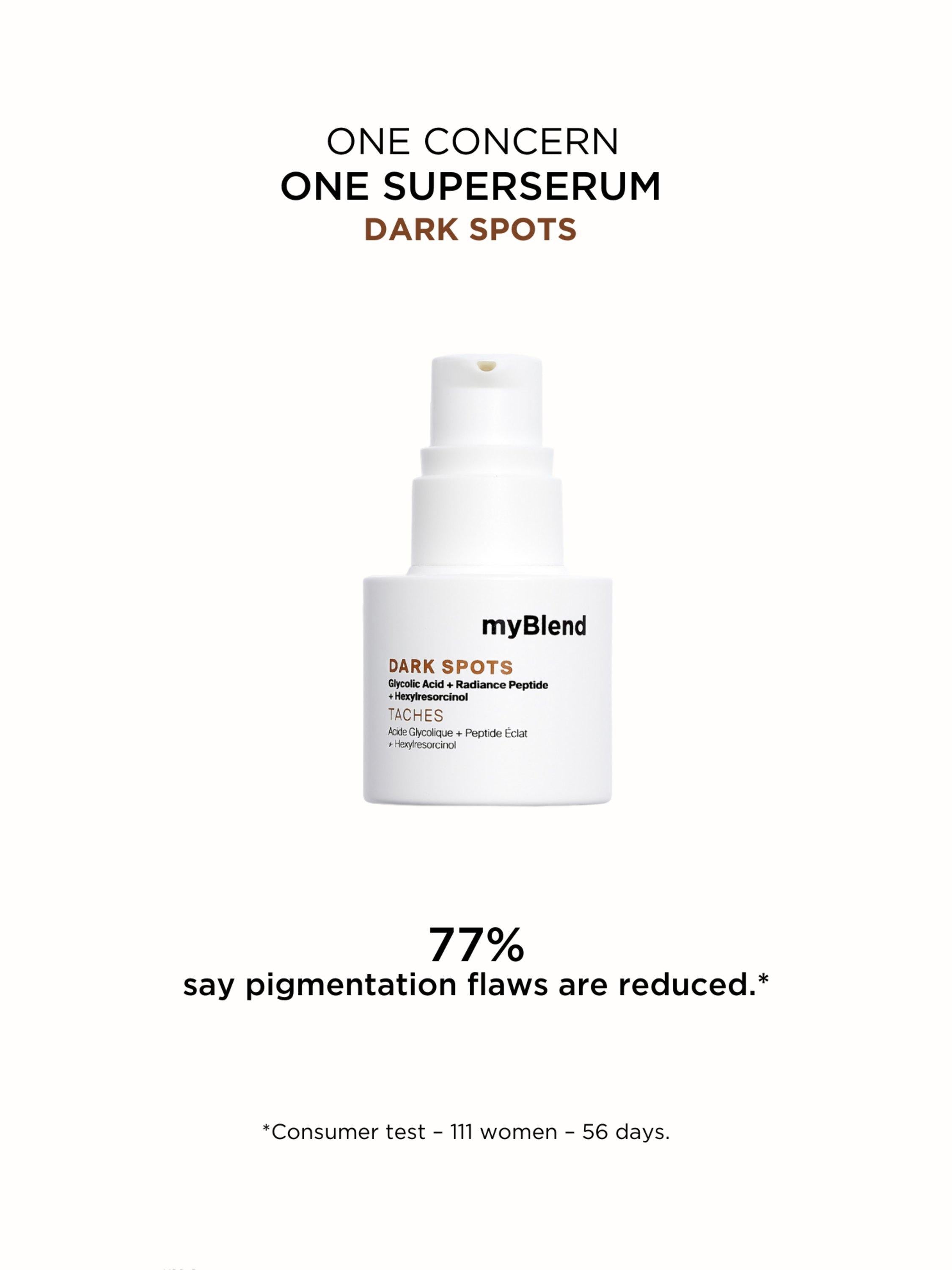 myBlend dark spots serum 15ml - British product