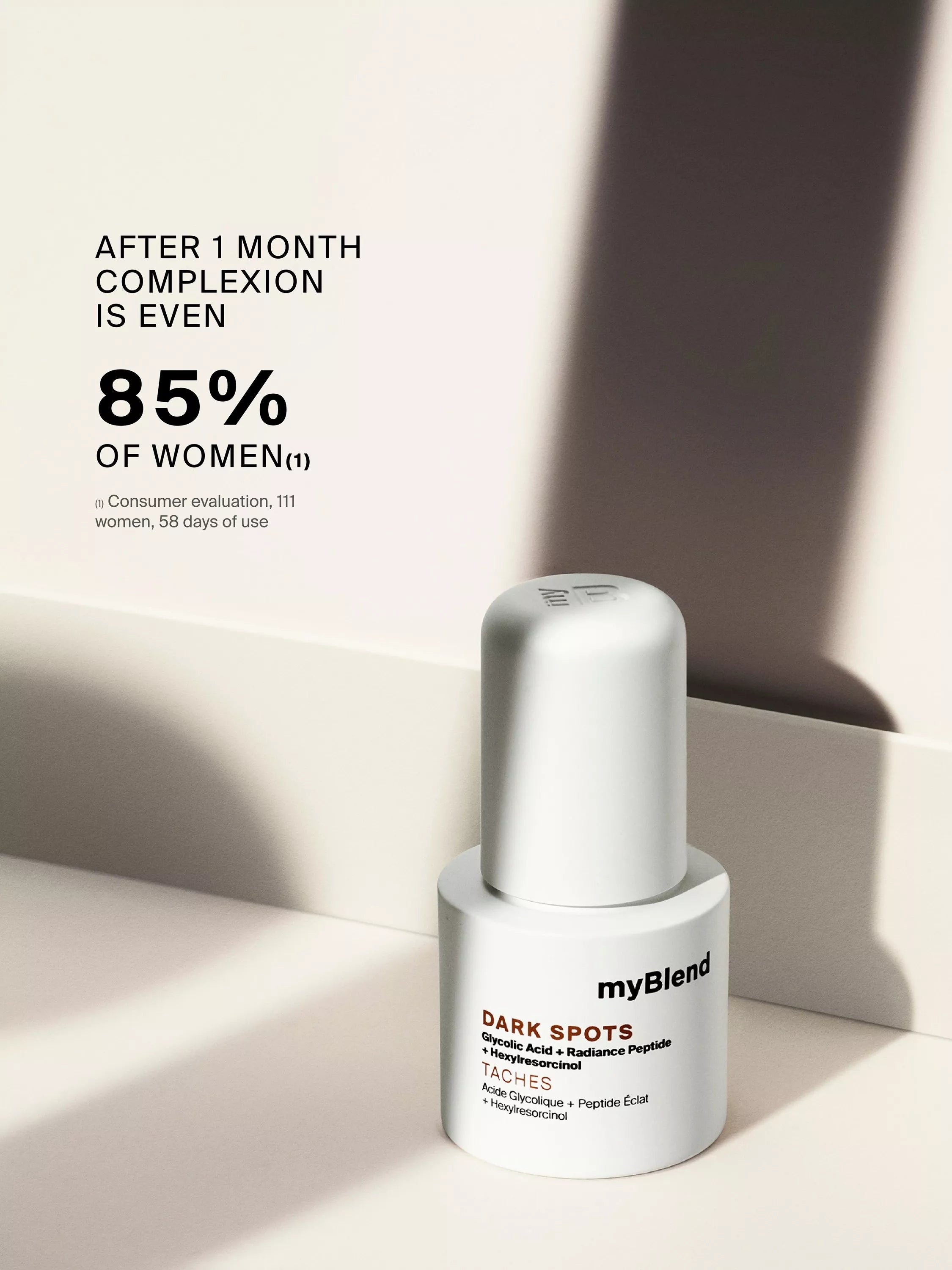 myBlend dark spots serum 15ml - British product
