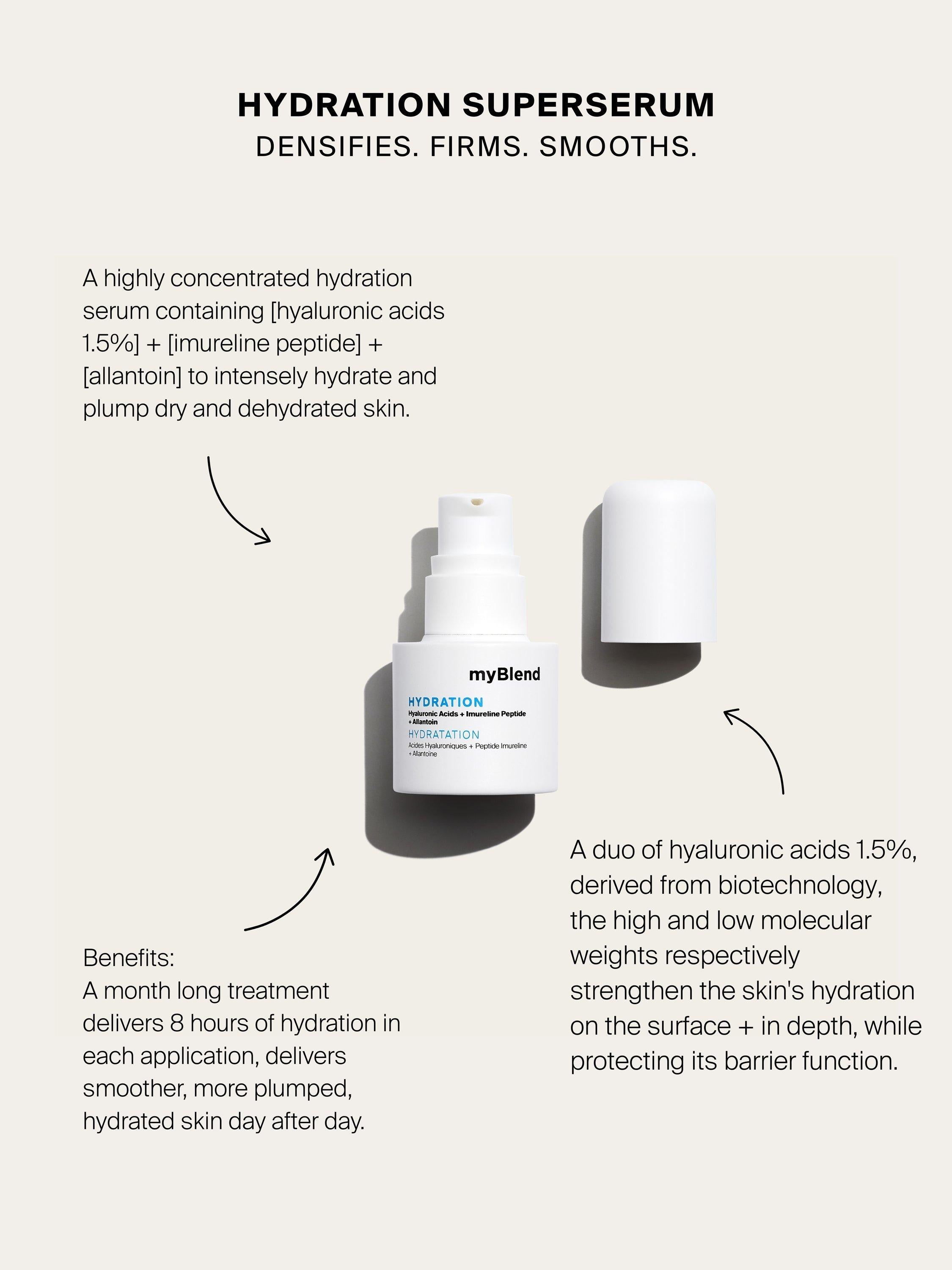 myBlend Hydration Superserum 15ml serum - British product