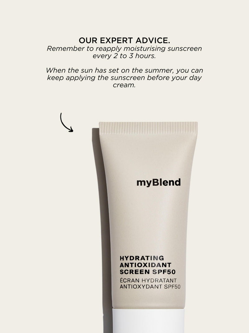 myBlend Hydrating Antioxidant Screen SPF 50 30ml - British product