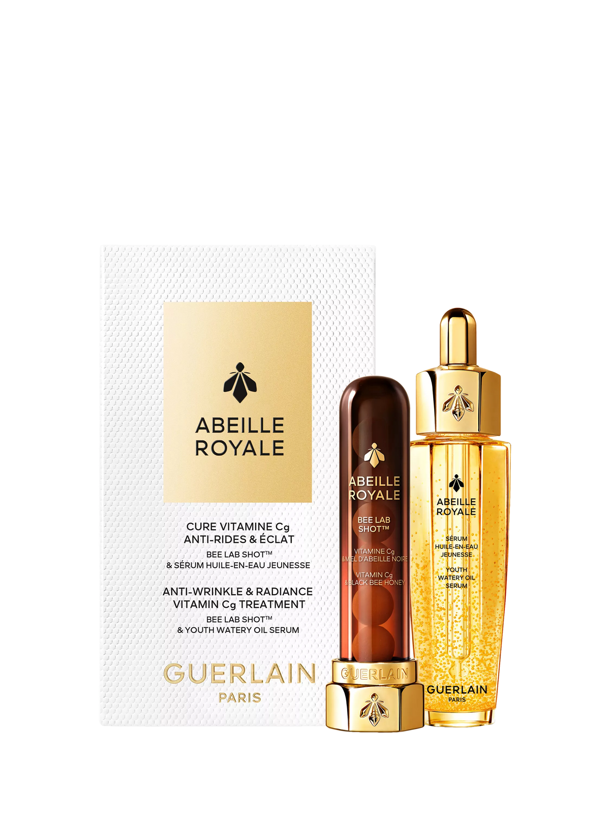 Guerlain Abeille Royale Cure skincare gift set with 30ml serum, UK version