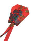 Marques Almeida red floral jacquard crossbody bag, UK version