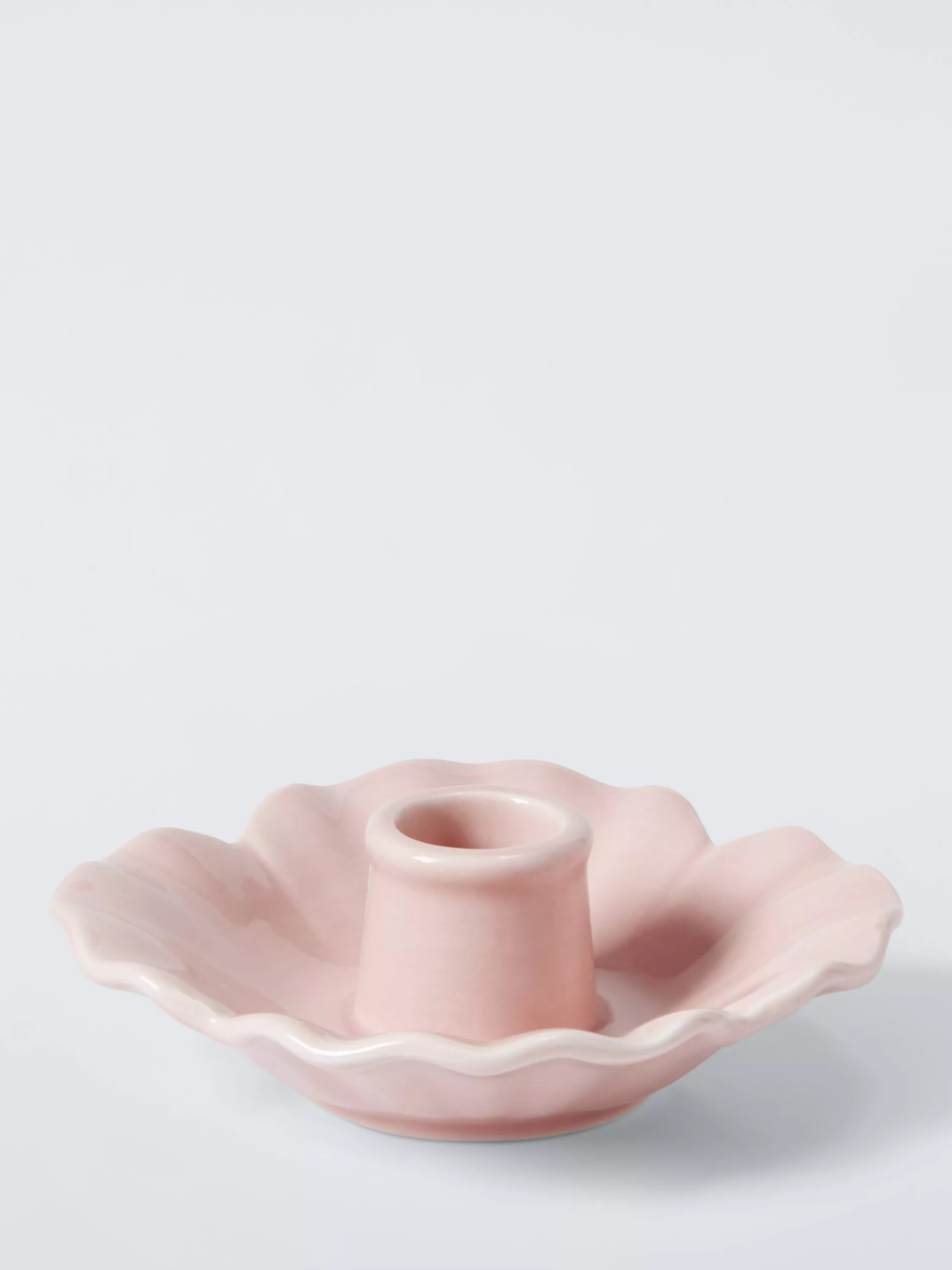 John Lewis flower candle holder pink, imported from the UK