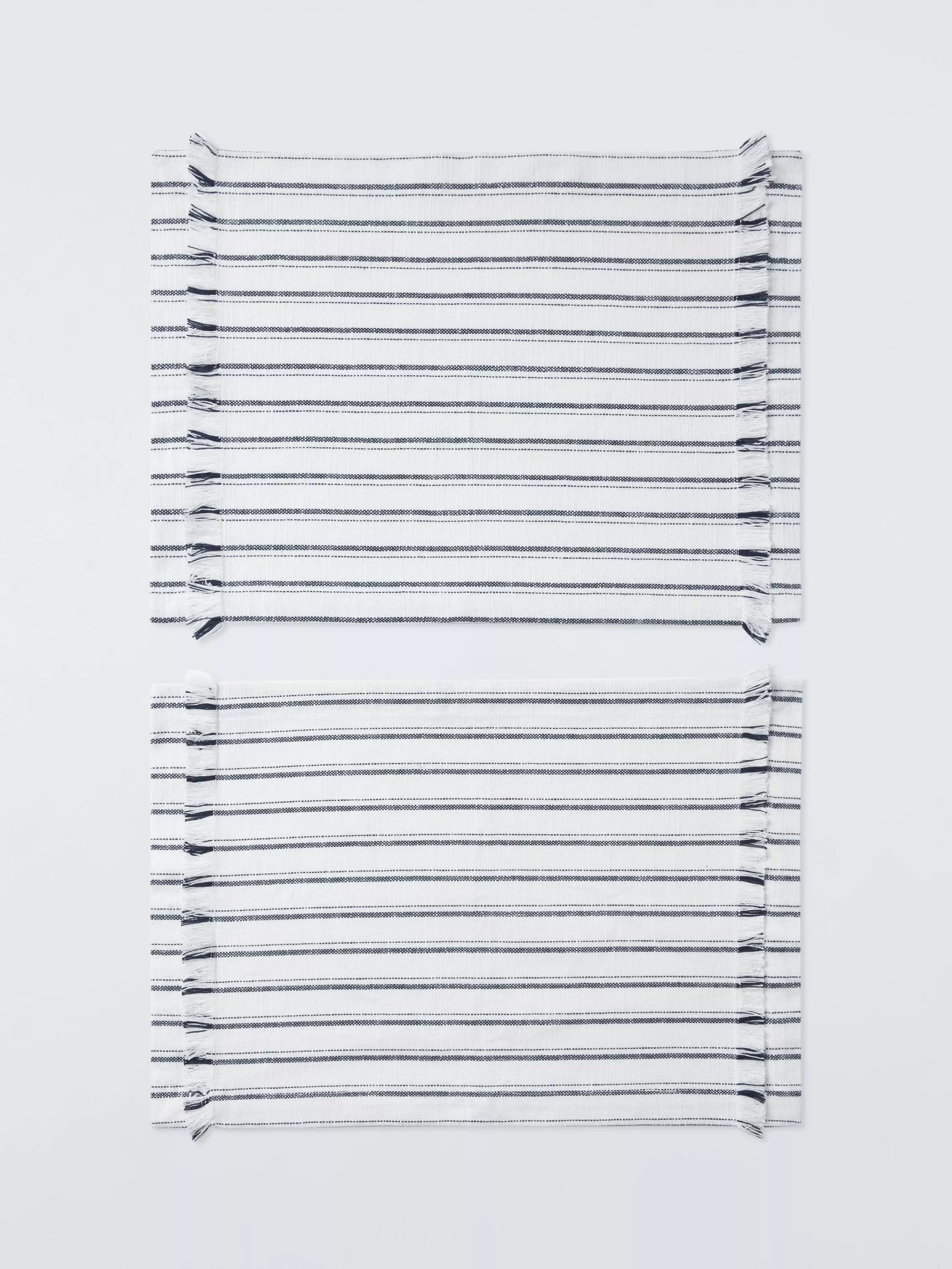 John Lewis coastal stripe tufted cotton placemats set of 2 (British brand)