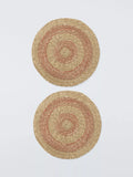 John Lewis jute placemats set of 2 round 35cm, UK version