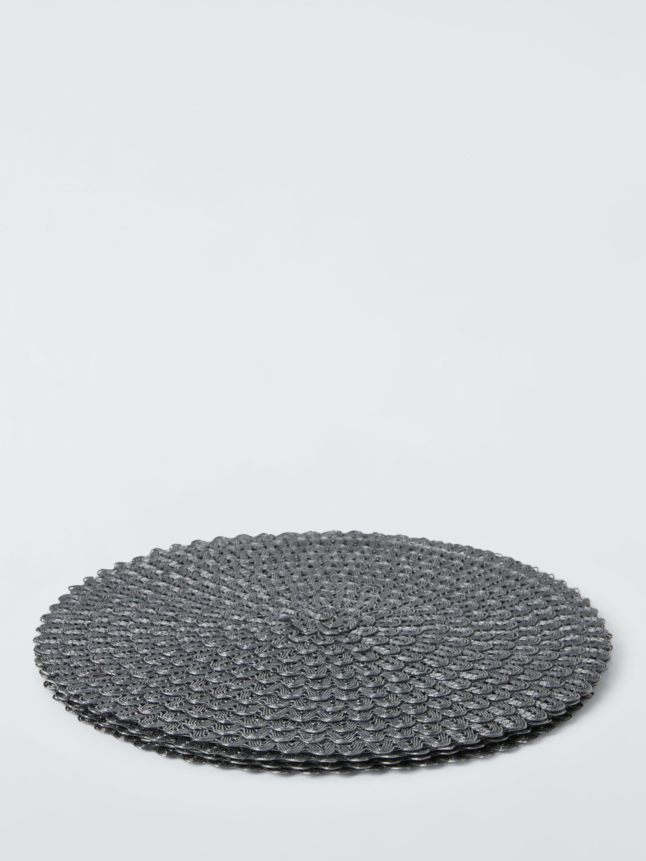John Lewis round braided scallop edge placemats set of 4 - British product