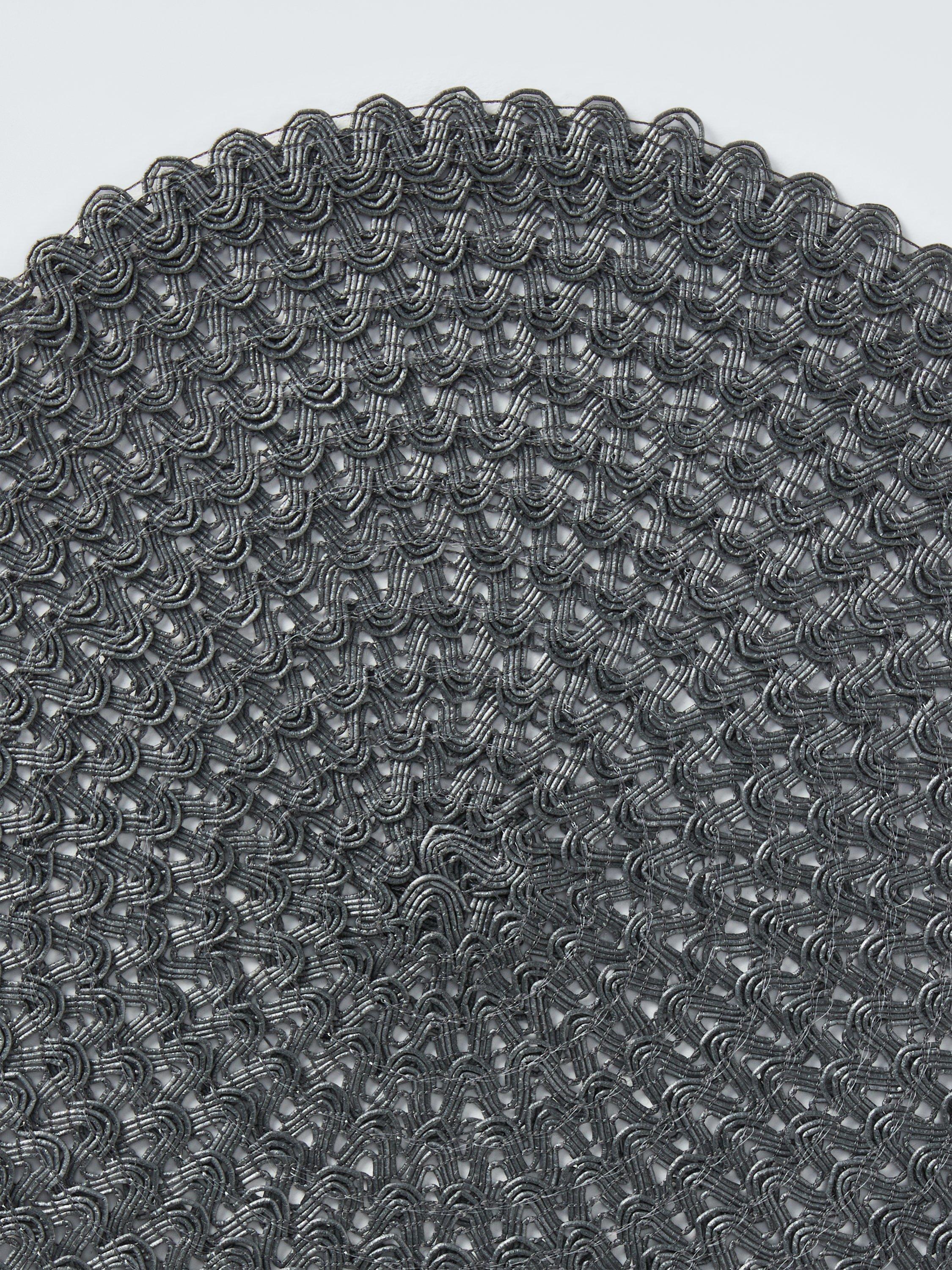John Lewis round braided scallop edge placemats set of 4 - British product
