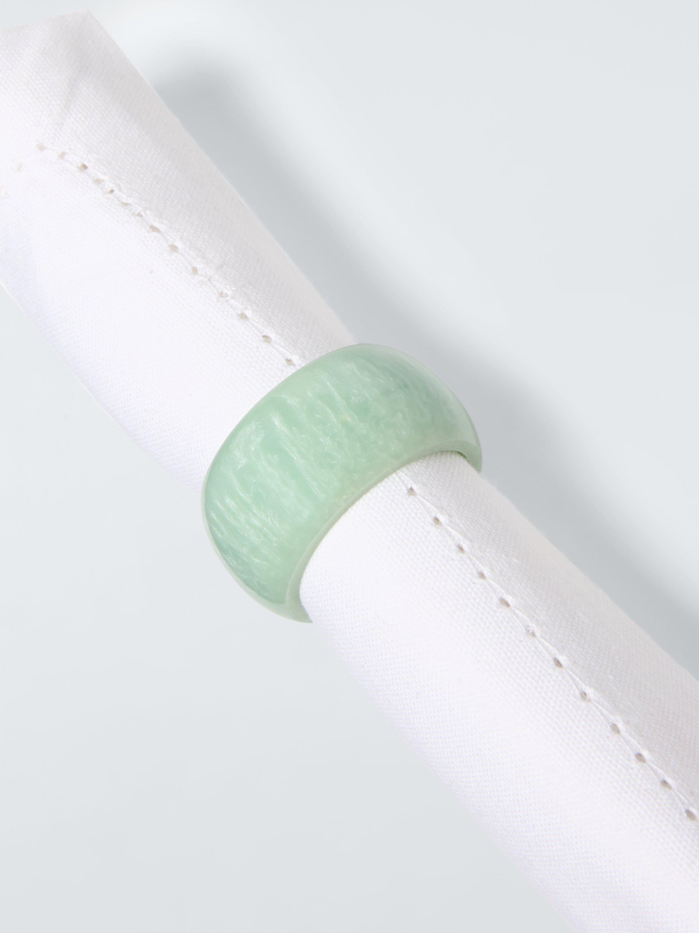 John Lewis resin napkin rings set of 4 green, UK version