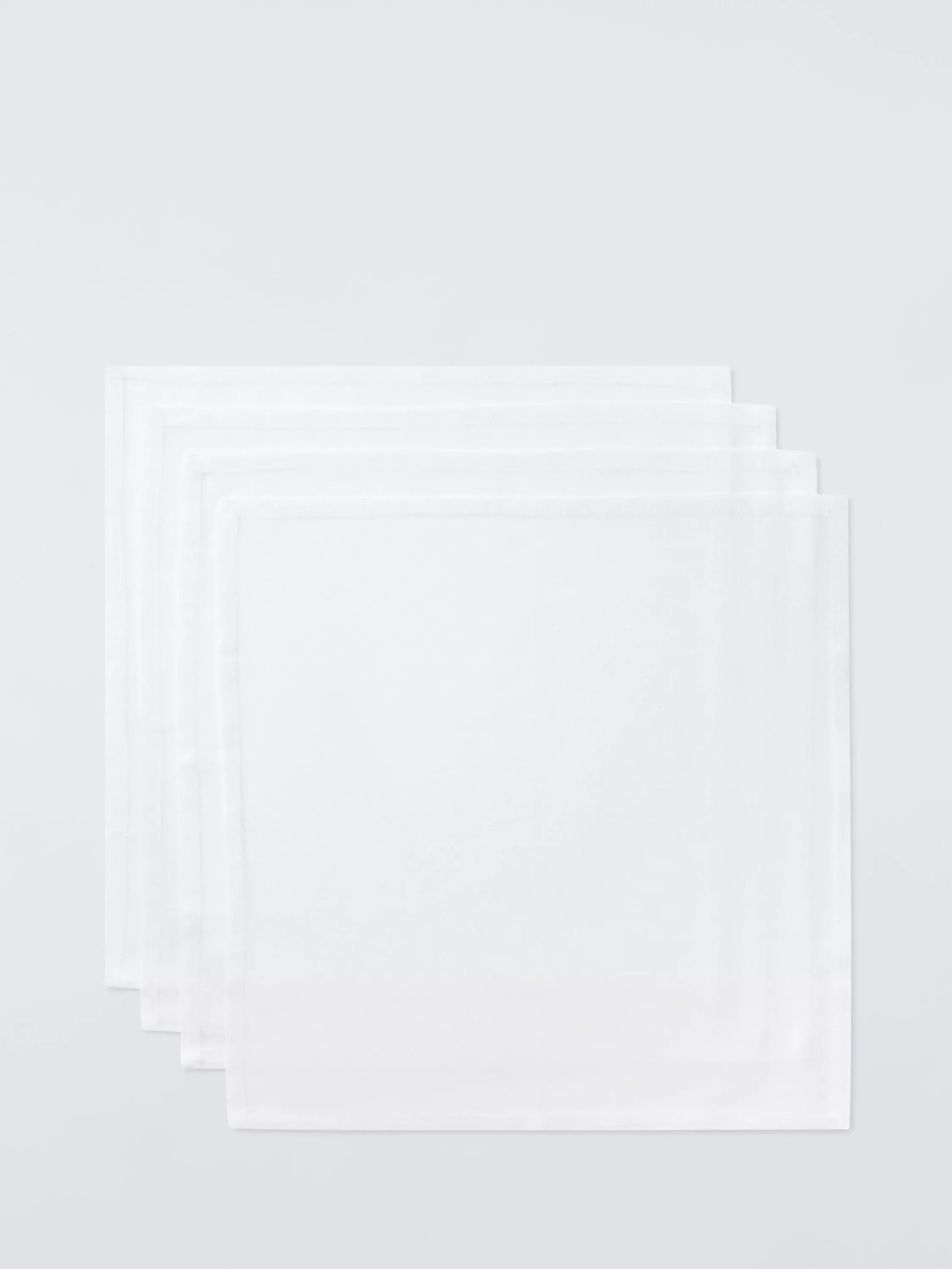 John Lewis white cotton napkins set of 4 (British brand)