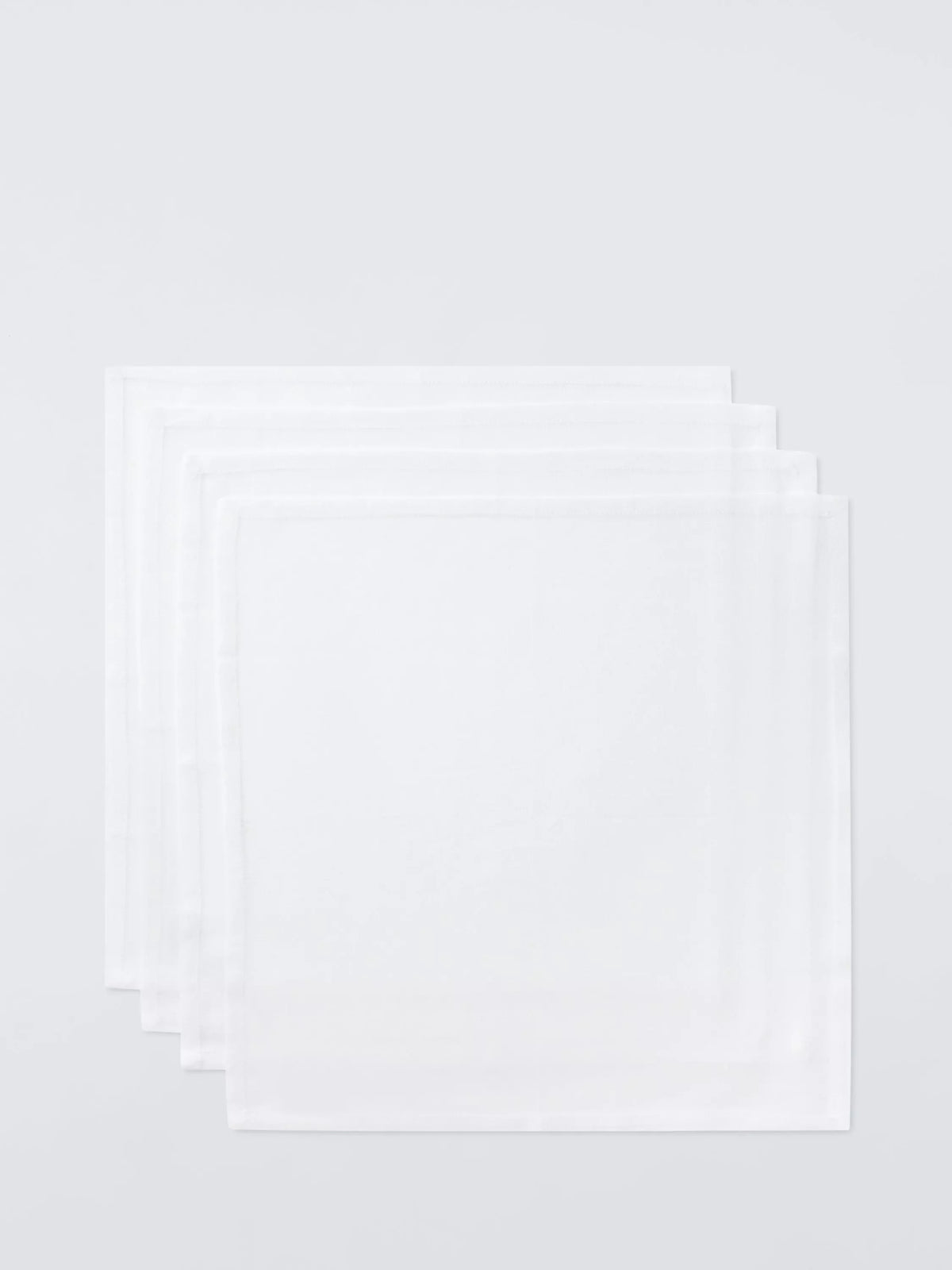 John Lewis white cotton napkins set of 4 (British brand)