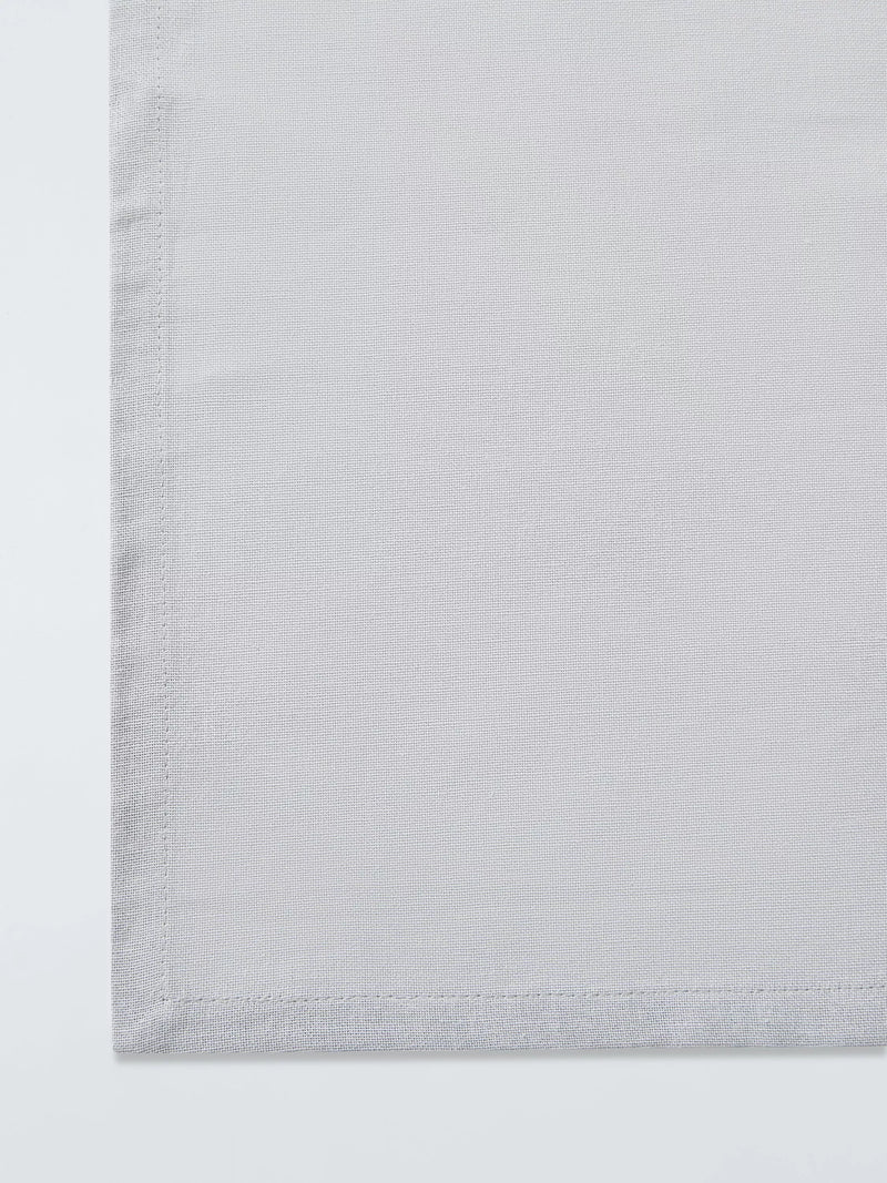 John Lewis cotton tablecloth rectangular soft grey 180x140cm, UK version