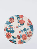 John Lewis Sanderson round cork-backed floral placemat, imported from the UK