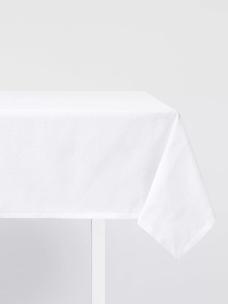 John Lewis round white cotton tablecloth 180cm - British product