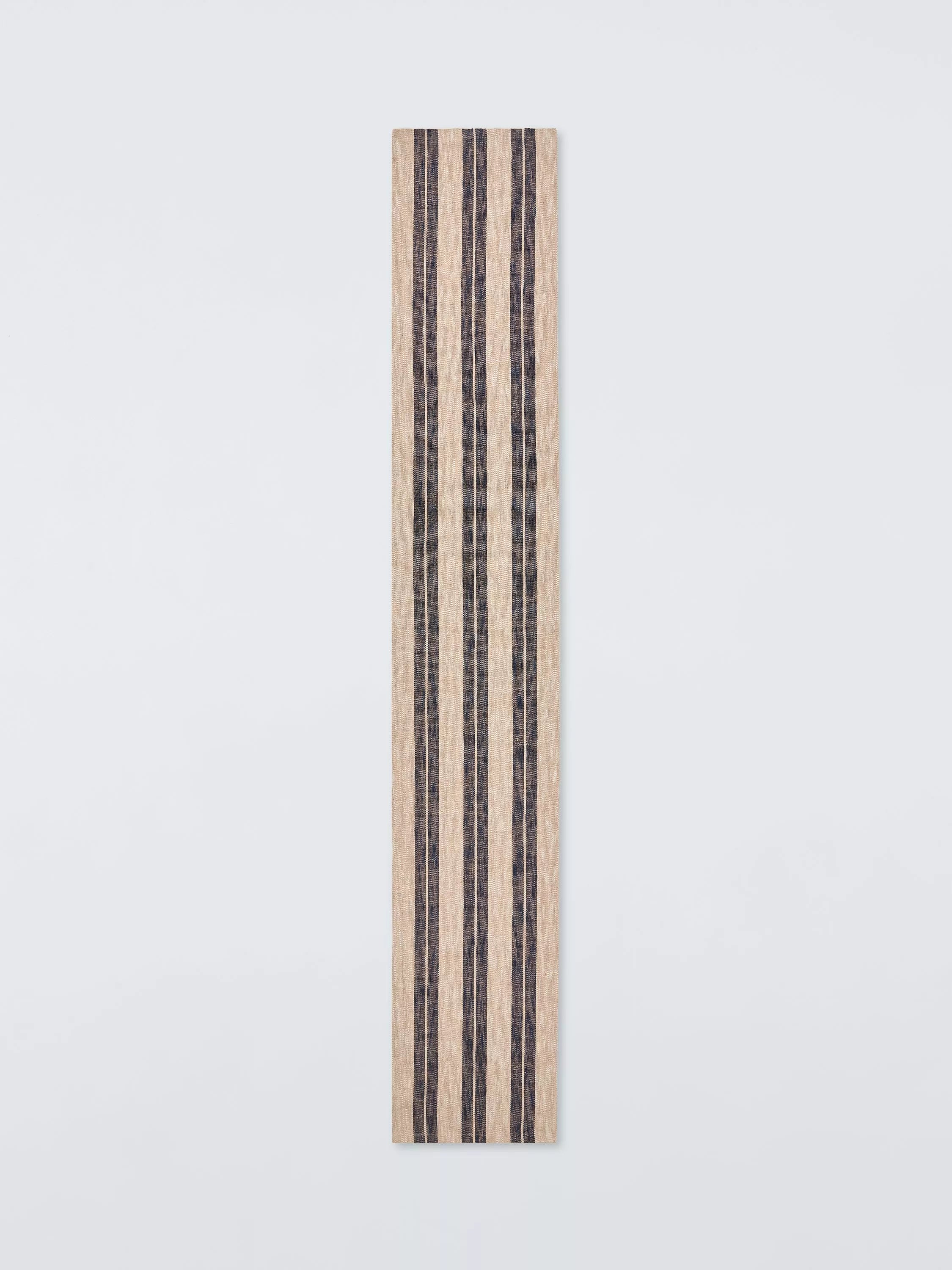 John Lewis Coastal Stripe cotton table runner 250cm - British product