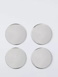 John Lewis stainless steel coasters with marble holder, UK version