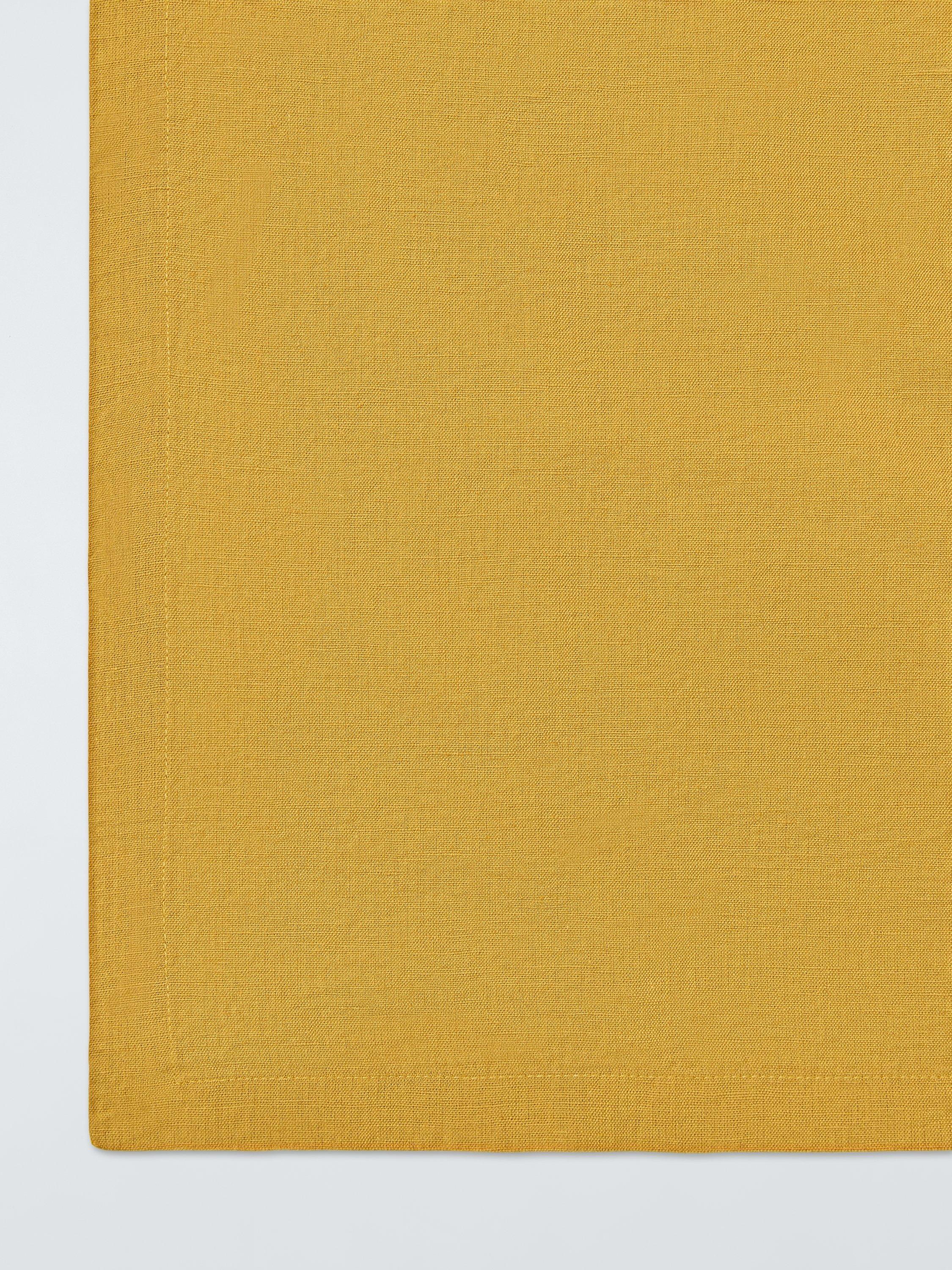 John Lewis ochre cotton linen tablecloth 250x160cm (British brand)