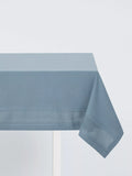 John Lewis organic cotton border tablecloth grey 180x140cm - British product