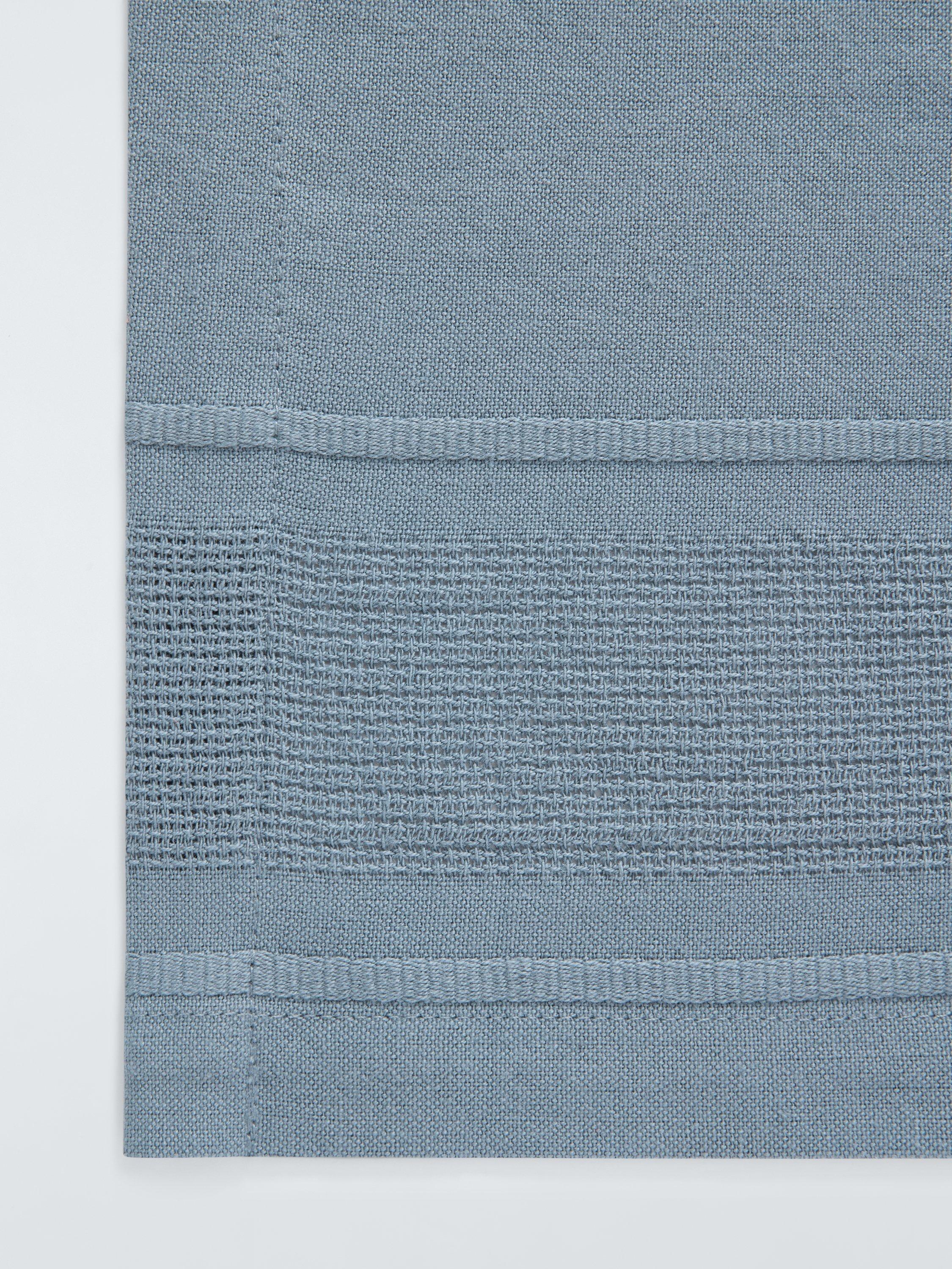 John Lewis organic cotton border tablecloth grey 180x140cm - British product