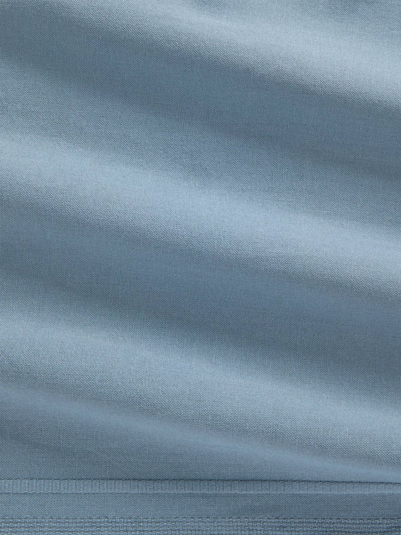 John Lewis organic cotton border tablecloth grey 180x140cm - British product