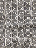 John Lewis geometric cotton table runner black white 250cm (British brand)