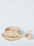 John Lewis natural rattan napkin rings, imported from the UK