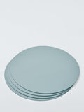 John Lewis round faux leather placemats set of 4, imported from the UK