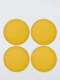John Lewis The Colour Edit Round Faux Leather Placemats, Set of 4