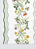 John Lewis white multi floral table runner 250cm imported from the UK