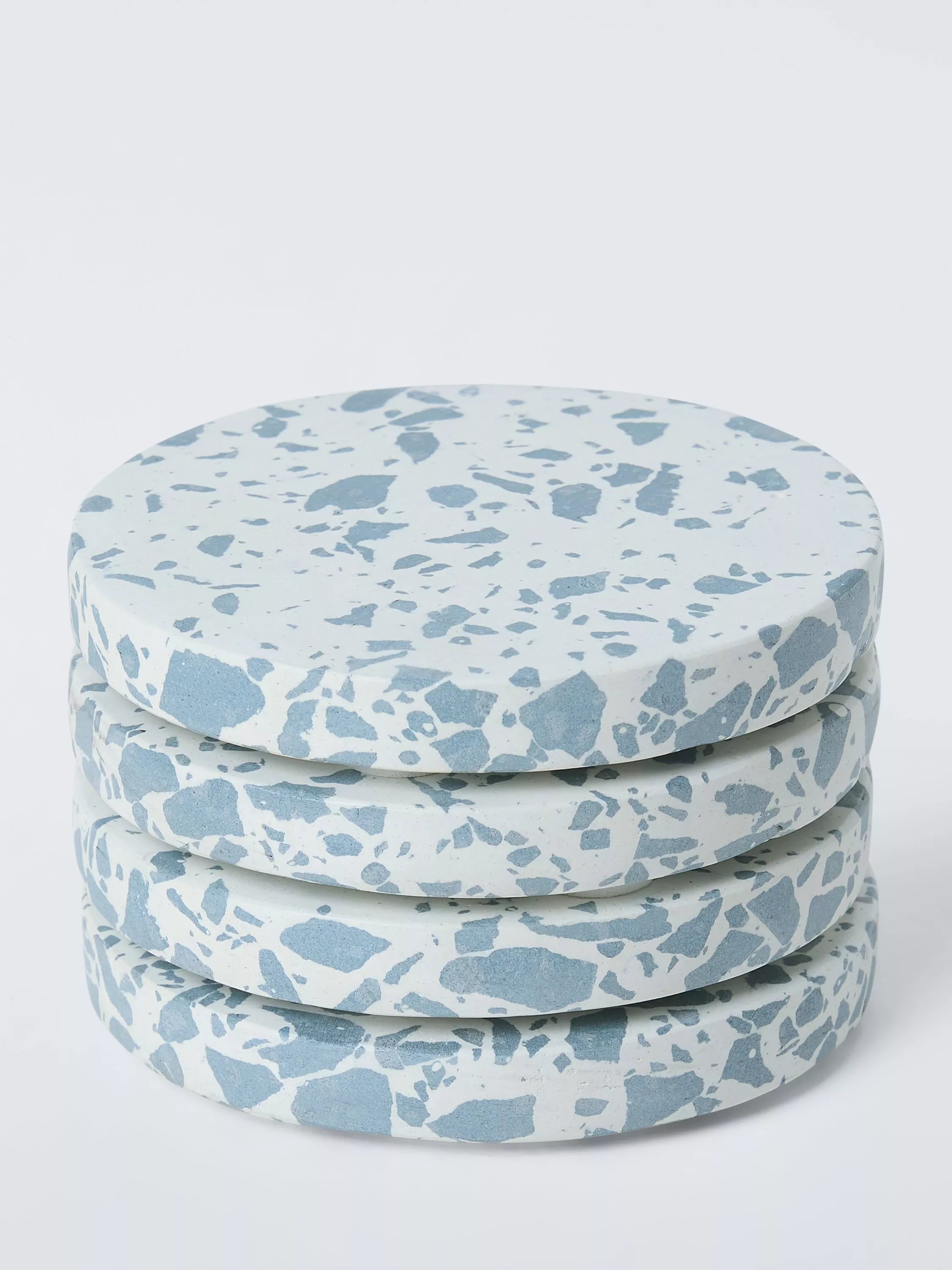 John Lewis Terrazzo Blue coasters set of 4, imported from the UK