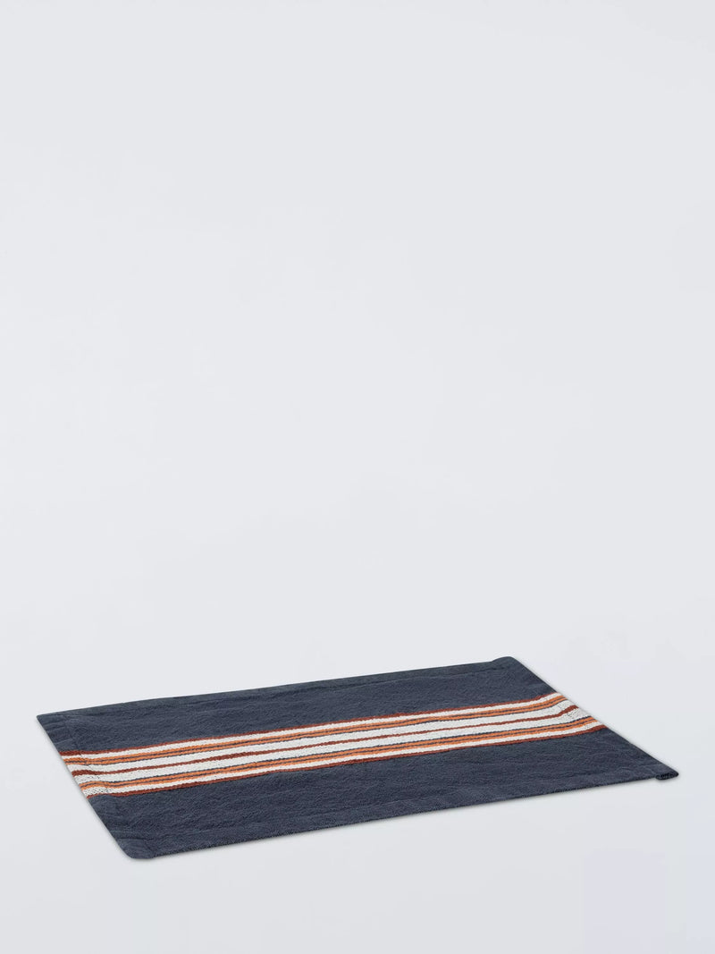 John Lewis striped cotton linen blend placemats set of 2, imported from the UK