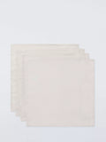 John Lewis napkins greige cotton linen set of 4, UK version