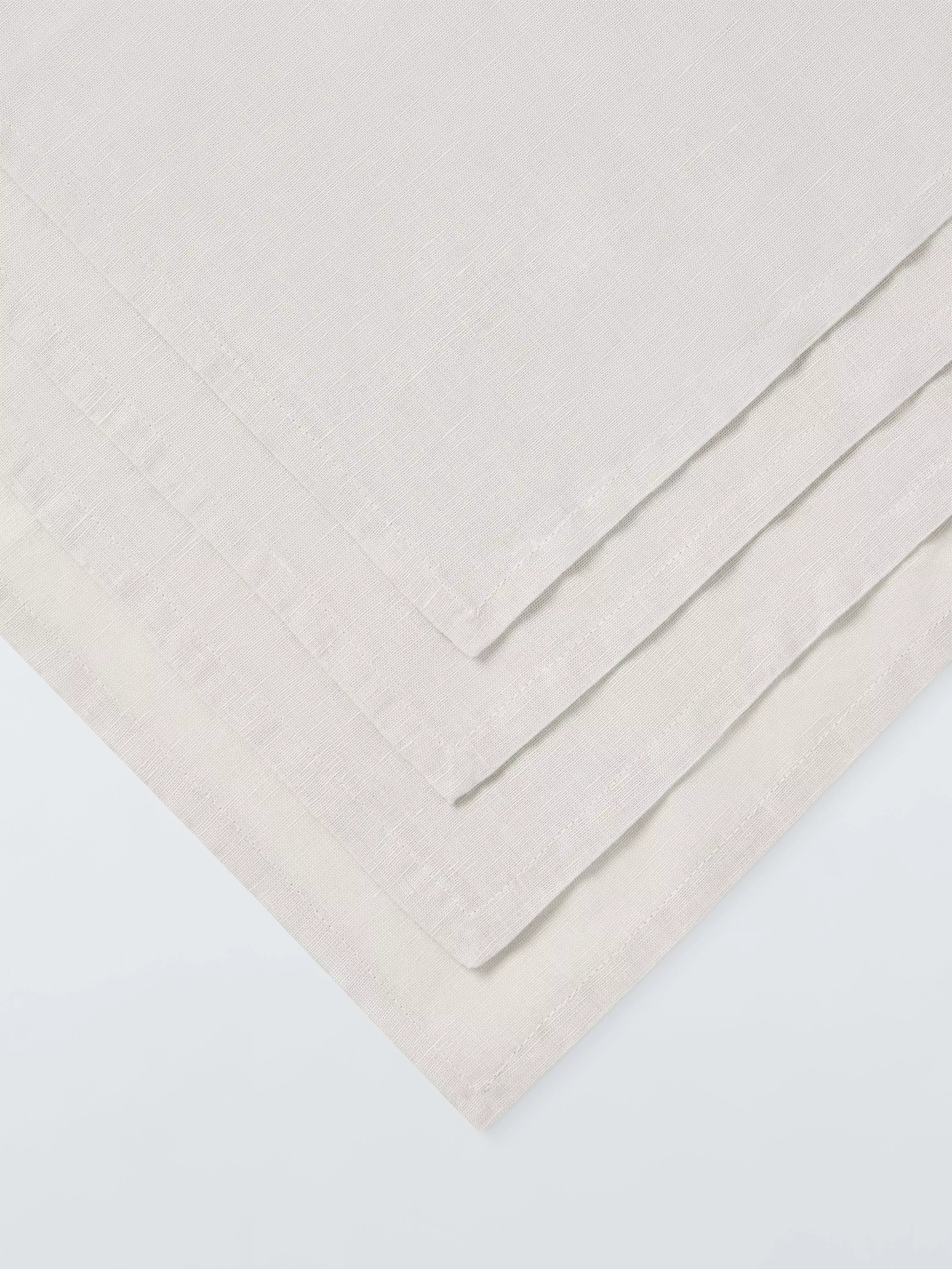 John Lewis napkins greige cotton linen set of 4, UK version