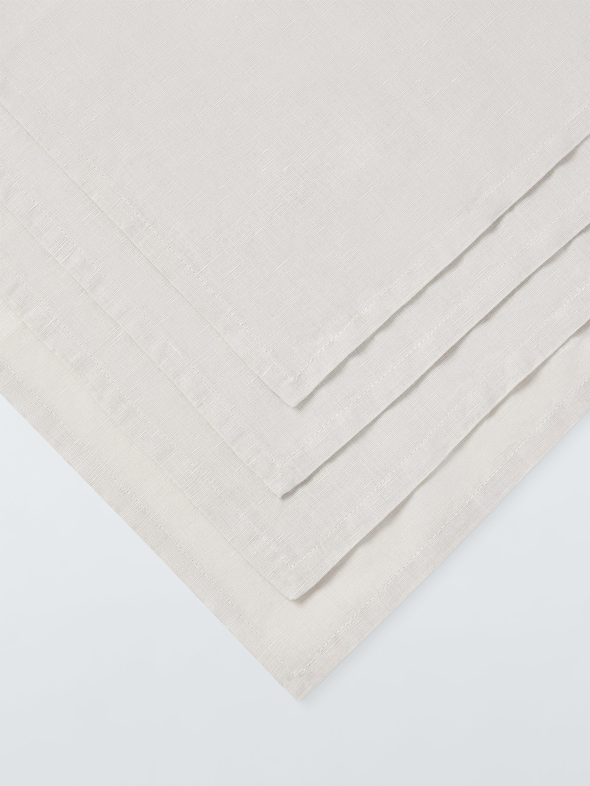 John Lewis napkins greige cotton linen set of 4, UK version
