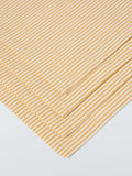 John Lewis ticking stripe cotton napkin set of 4, pollen yellow, UK version