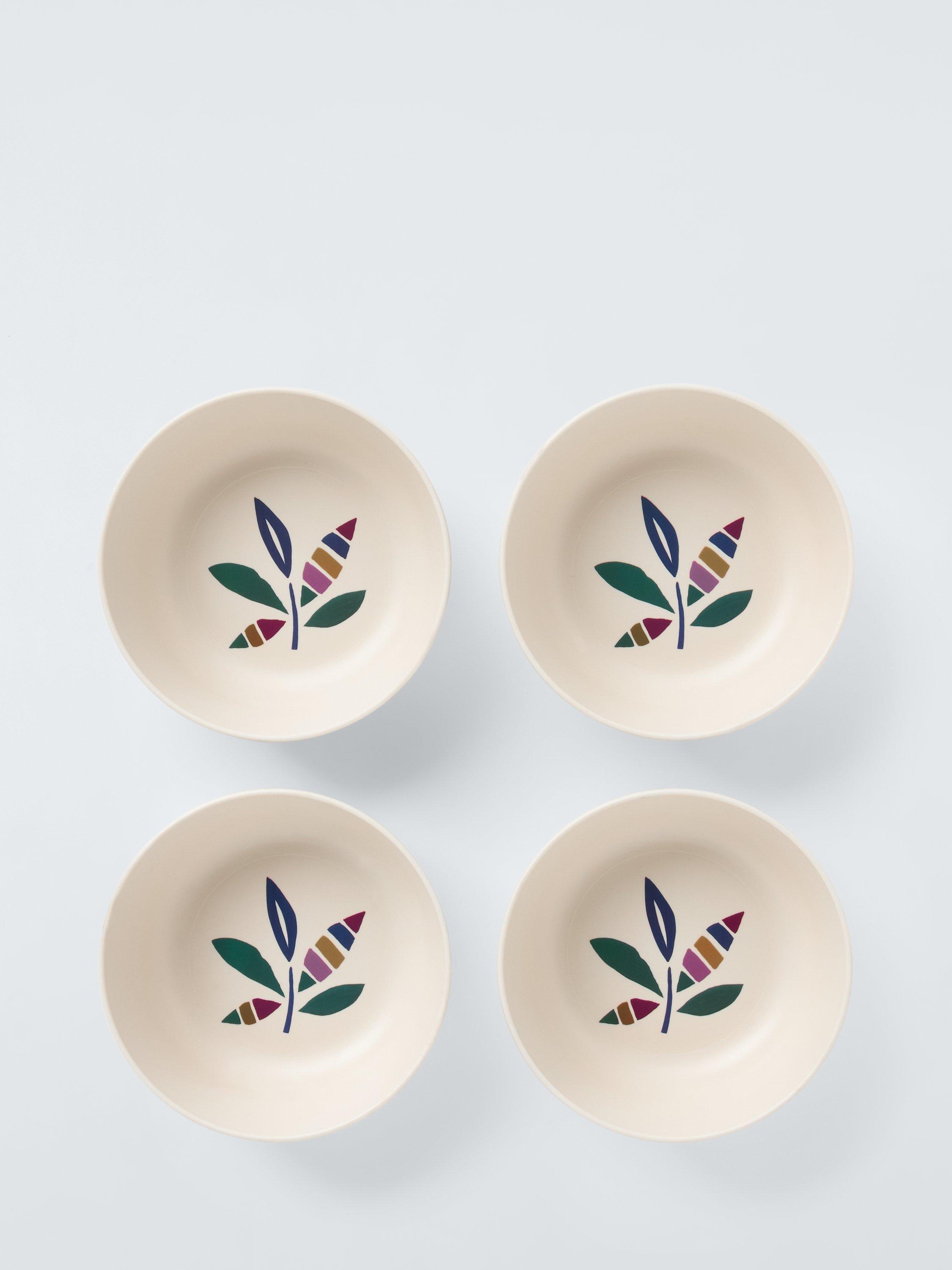John Lewis recycled plastic cereal bowls set of 4 15cm, imported from the UK