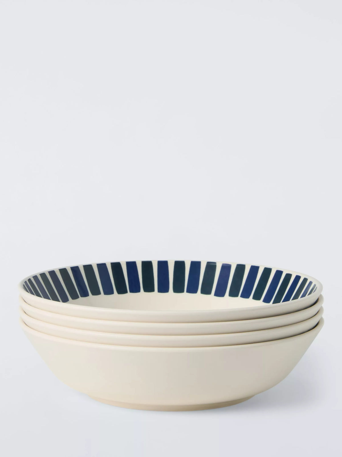 John Lewis recycled plastic pasta bowls 22cm set of 4 (British brand)