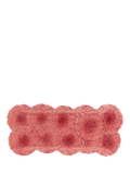 Bordallo Pinheiro Maria Flor pink earthenware tart tray, UK version