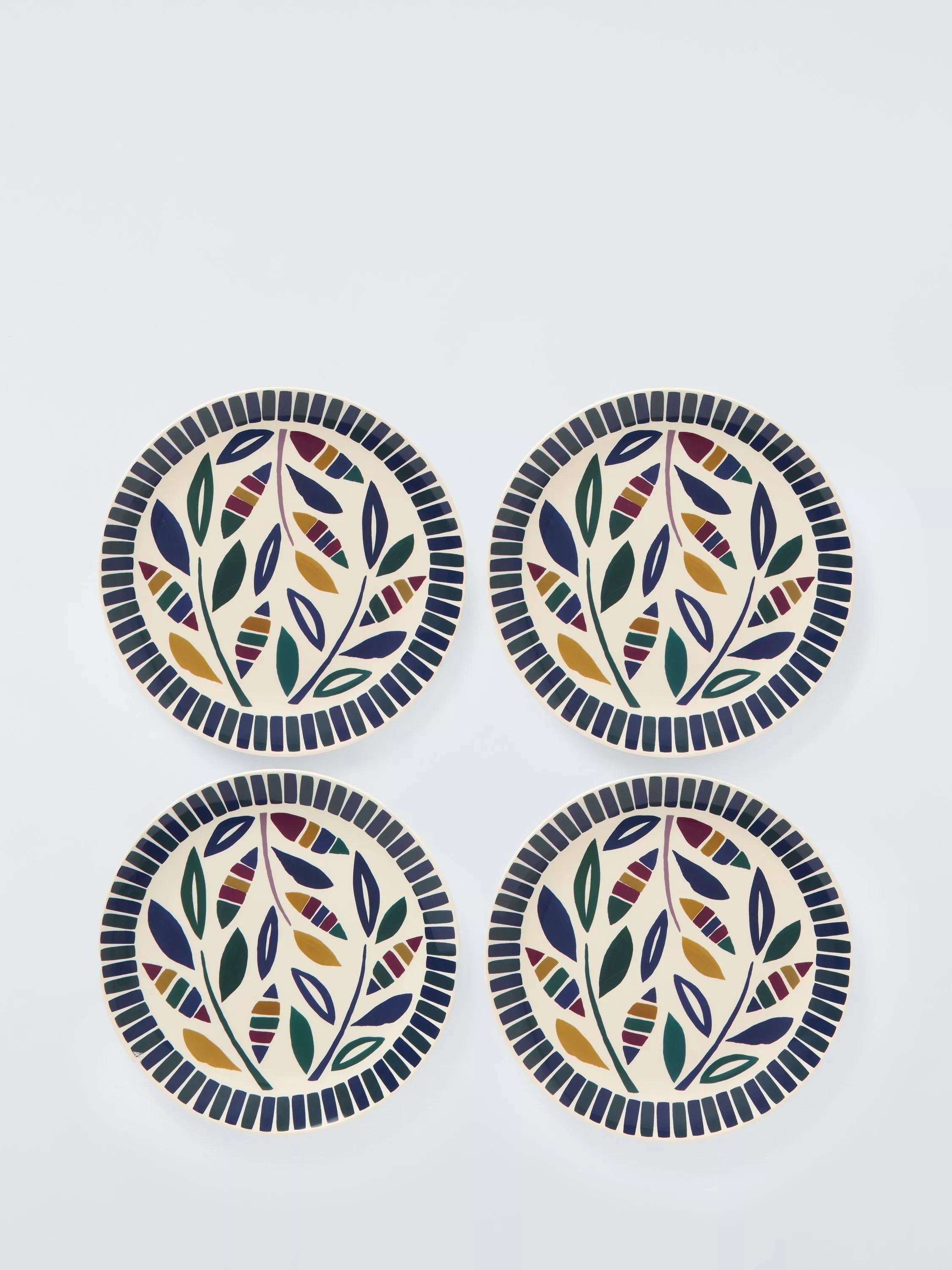 John Lewis recycled plastic dinner plates 25.4cm set of 4, imported from the UK