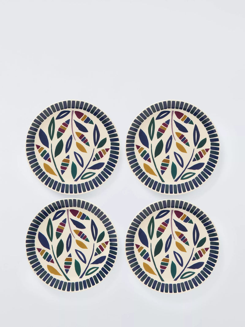 John Lewis recycled plastic dinner plates 25.4cm set of 4, imported from the UK
