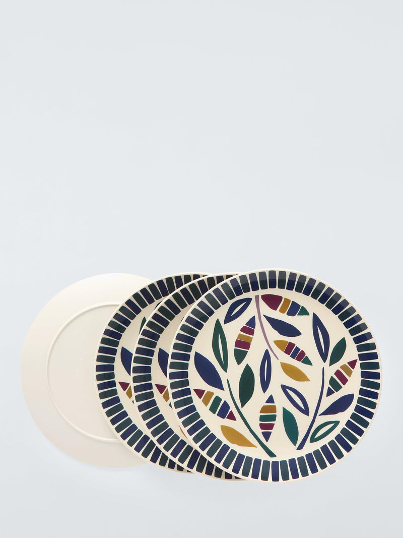 John Lewis recycled plastic dinner plates 25.4cm set of 4, imported from the UK