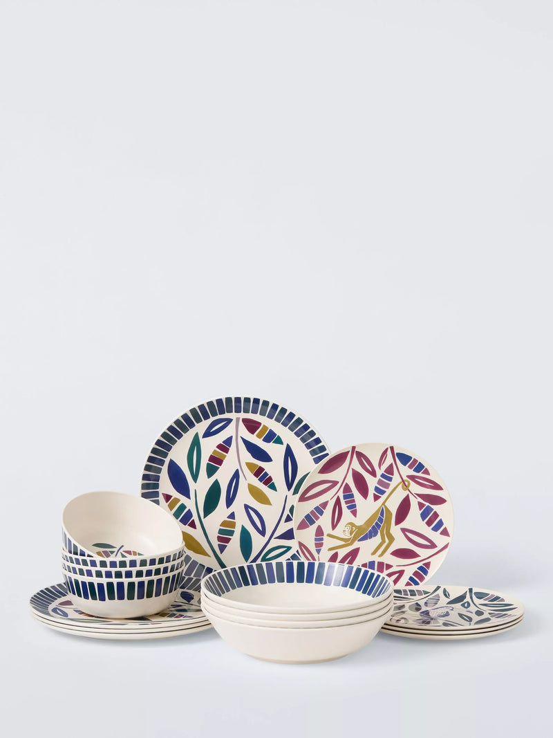 John Lewis recycled plastic side plates set of 4 20cm (British brand)
