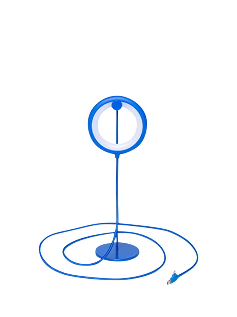 Xoopar Bily Bird lamp blue with stand - British product