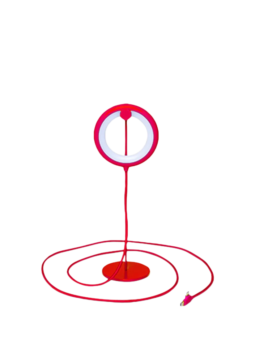 Xoopar Bily Bird lamp red with stand (British brand)