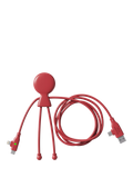 Xoopar charging cable red 120cm - British product